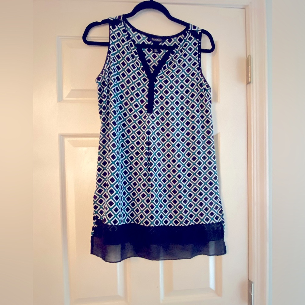 White Housese Black Market Tunic Top